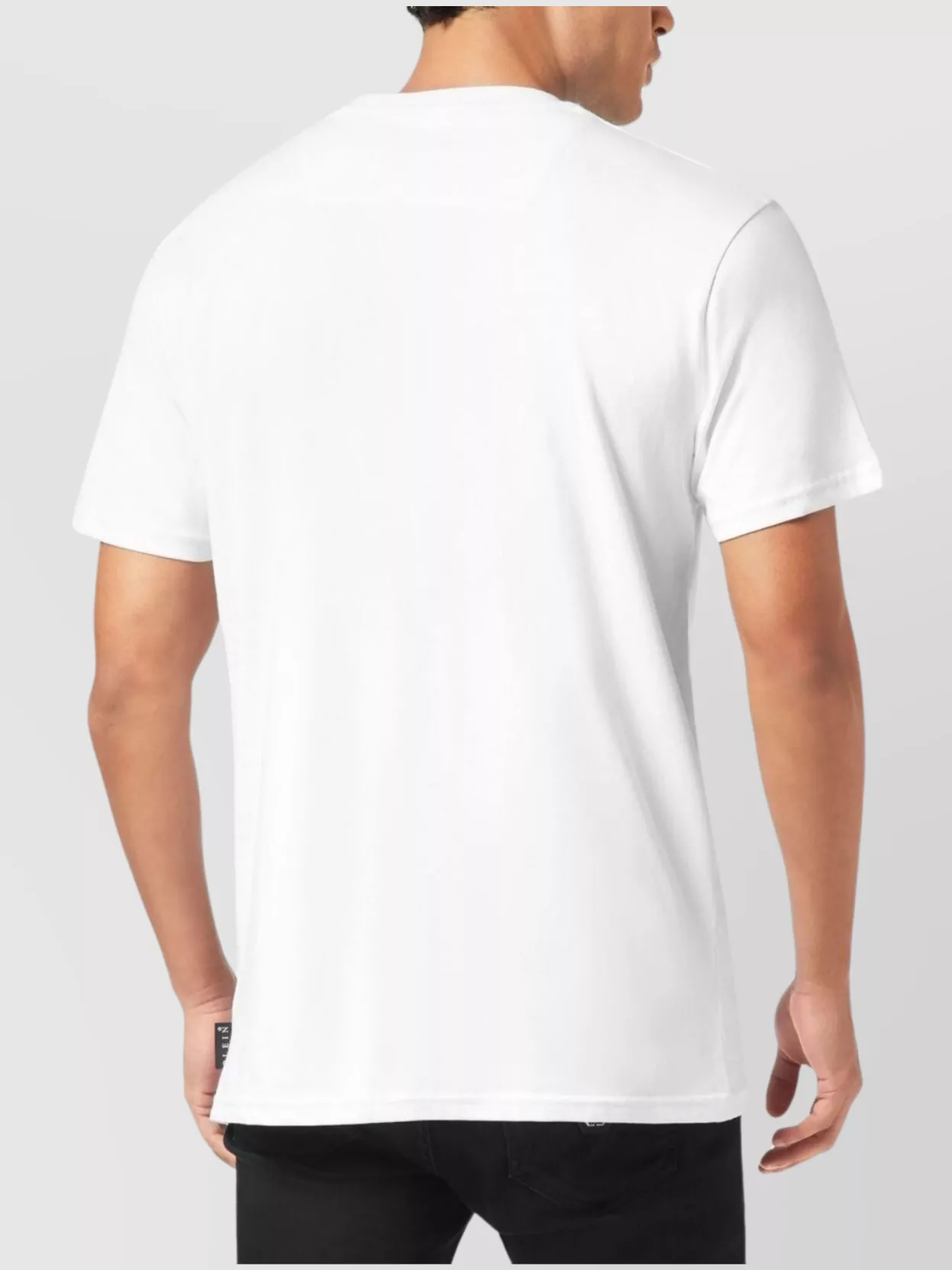 Philipp Plein Logo Graphic Short Sleeve Crew Neck T-Shirt