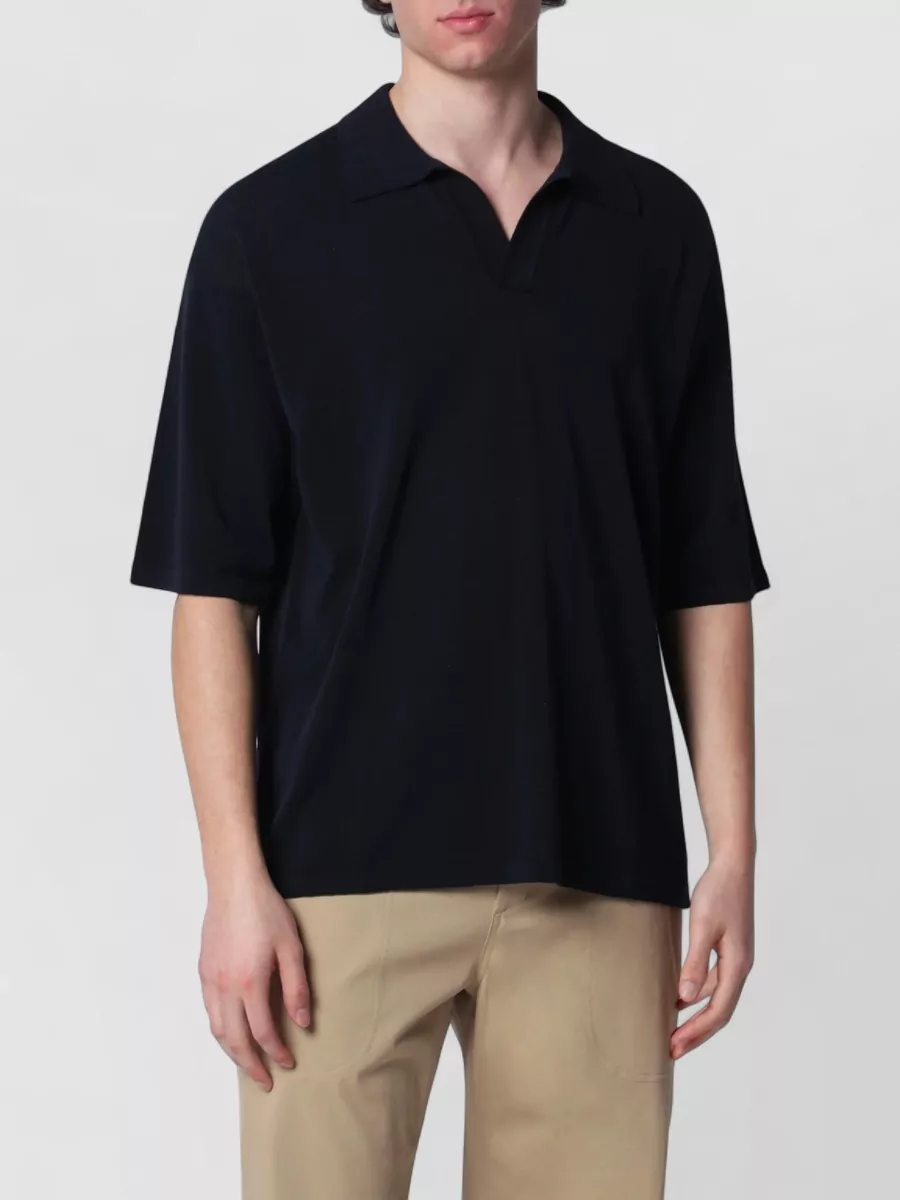 Roberto Collina cotton knit polo shirt