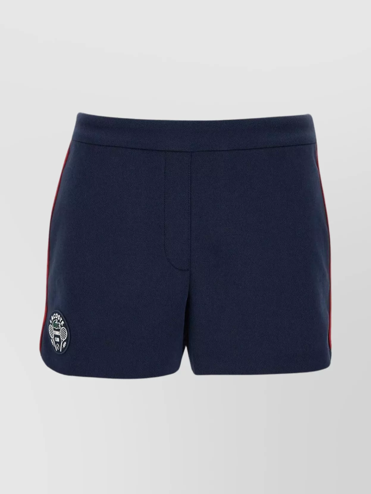 Lacoste Stretch Tennis Shorts With Piping And Side Stripe