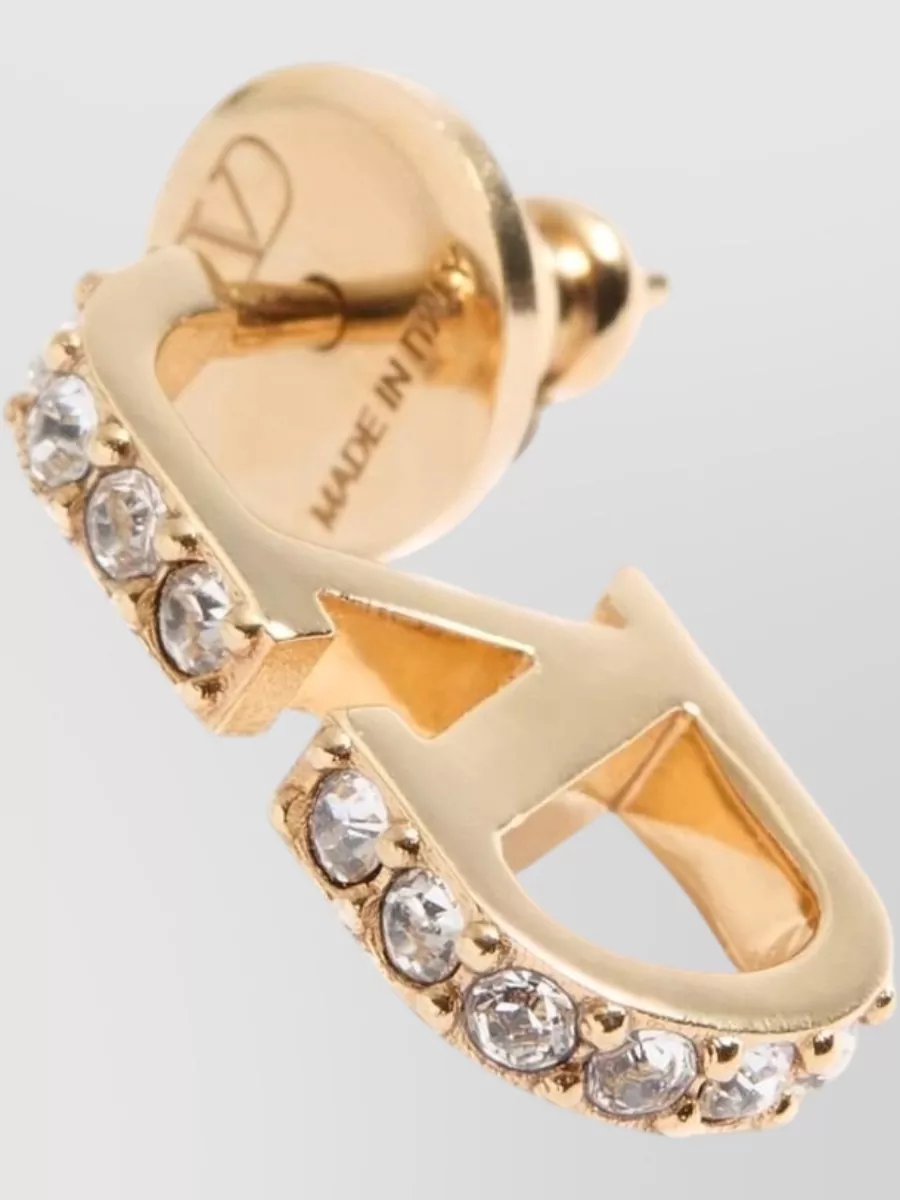 Valentino Garavani Crystal-Embellished Stud Earrings