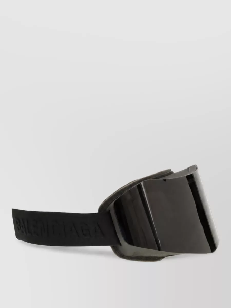 Balenciaga Mirrored Ski Mask Sunglasses