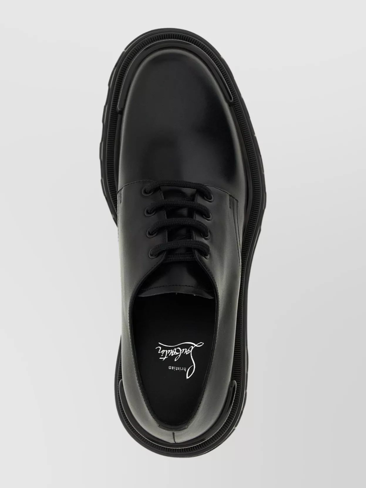Christian Louboutin Lace Up Shoes Chunky Sole