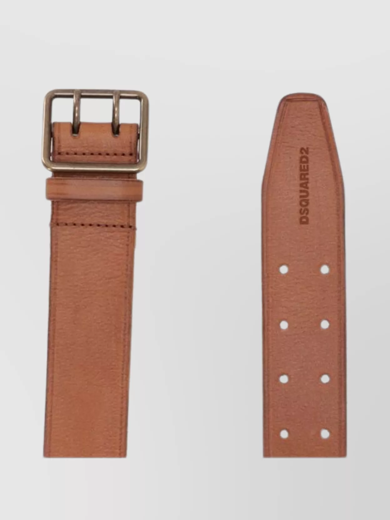 Dsquared2 Adjustable Smooth Finish Buckle Belts