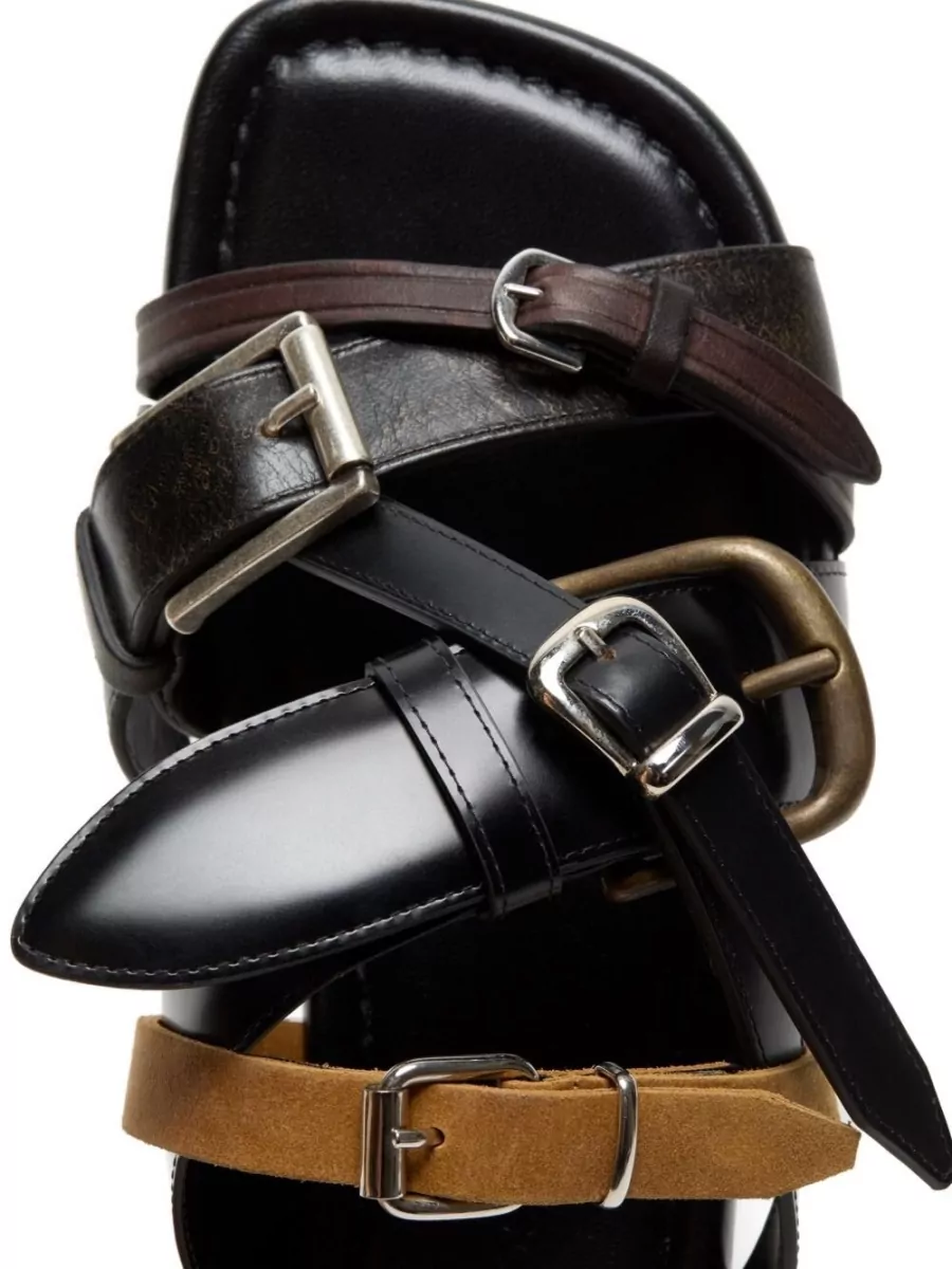Acne Studios Leather Flat Mules