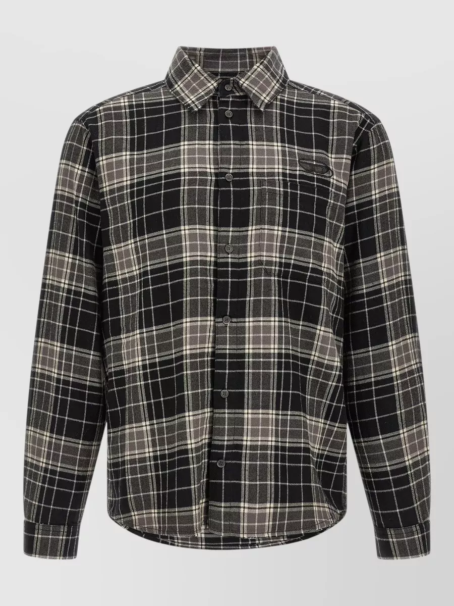 Diesel checked cotton long-sleeve shirt