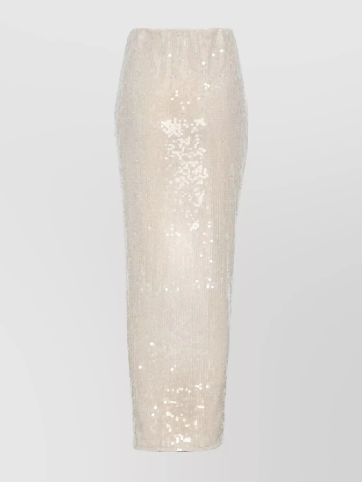 Rotate Draped Midi Skirt With Sequin Floral Detail