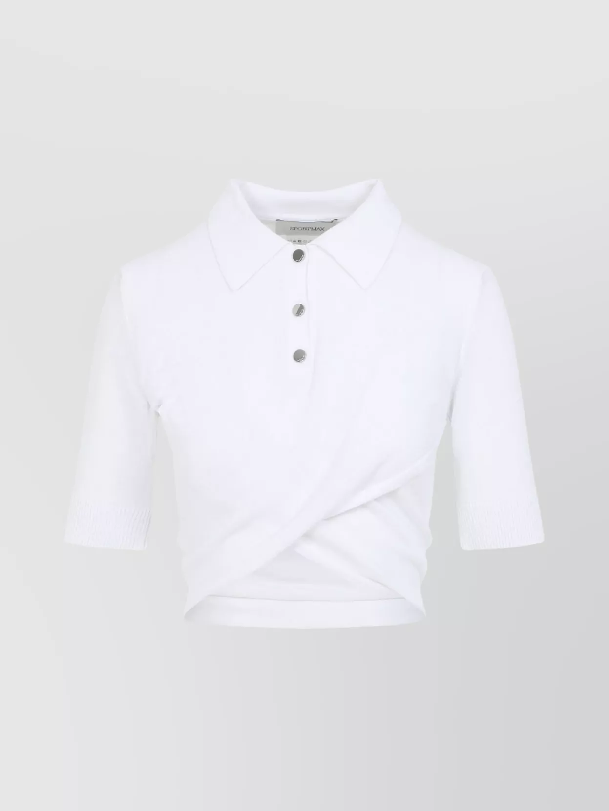 Sportmax Shaker Polo Asymmetric Hem