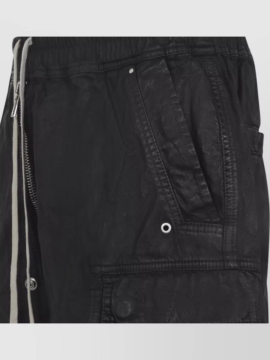 Rick Owens Drkshdw Cotton Cargobela Shorts Low Crotch Design