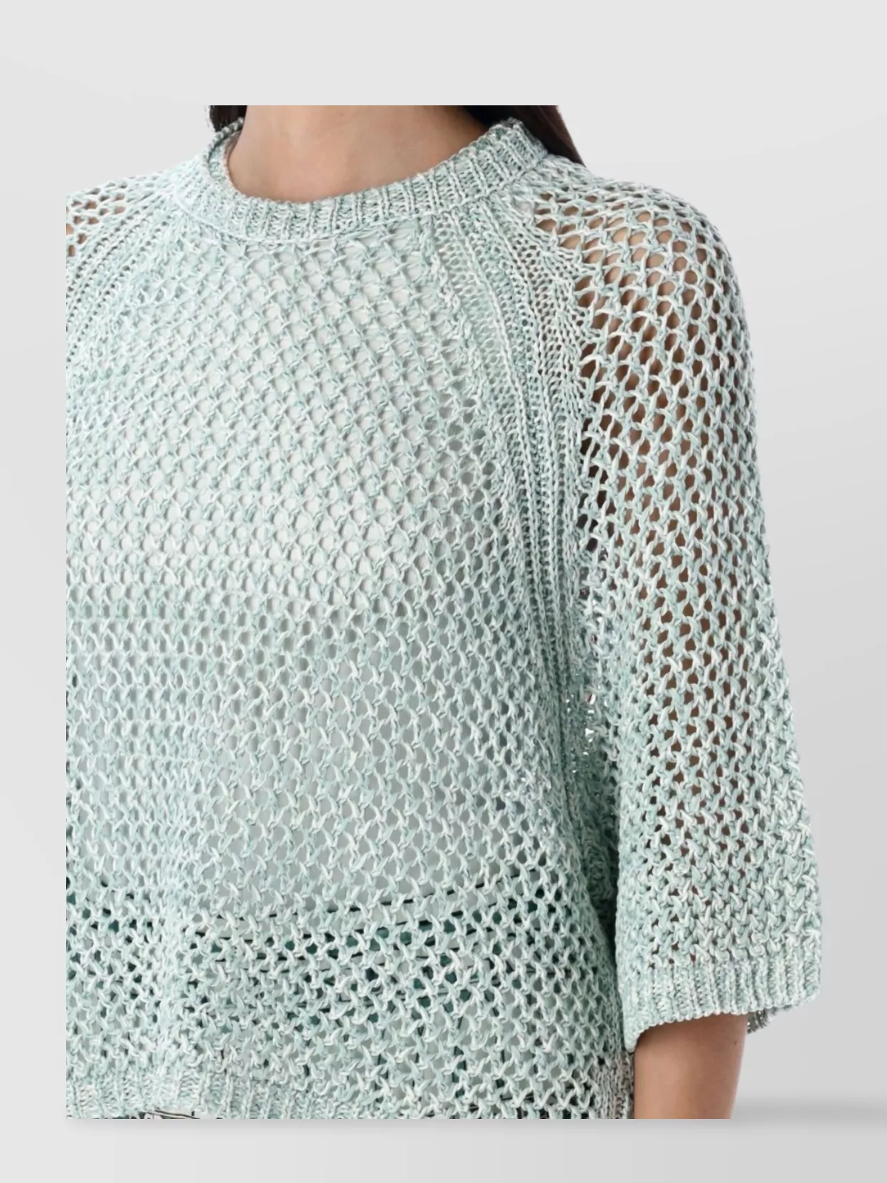 Fabiana Filippi Lightweight Open-knit Round Neck Knitwear