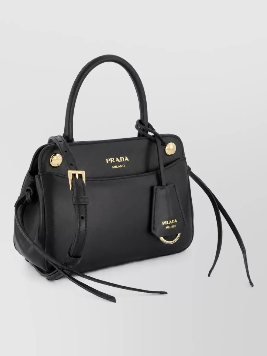 Prada Carry Mini Leather Shoulder Bag
