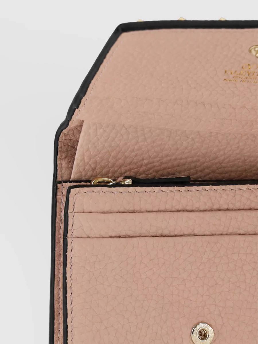 Valentino Garavani Leather Rockstud Wallet