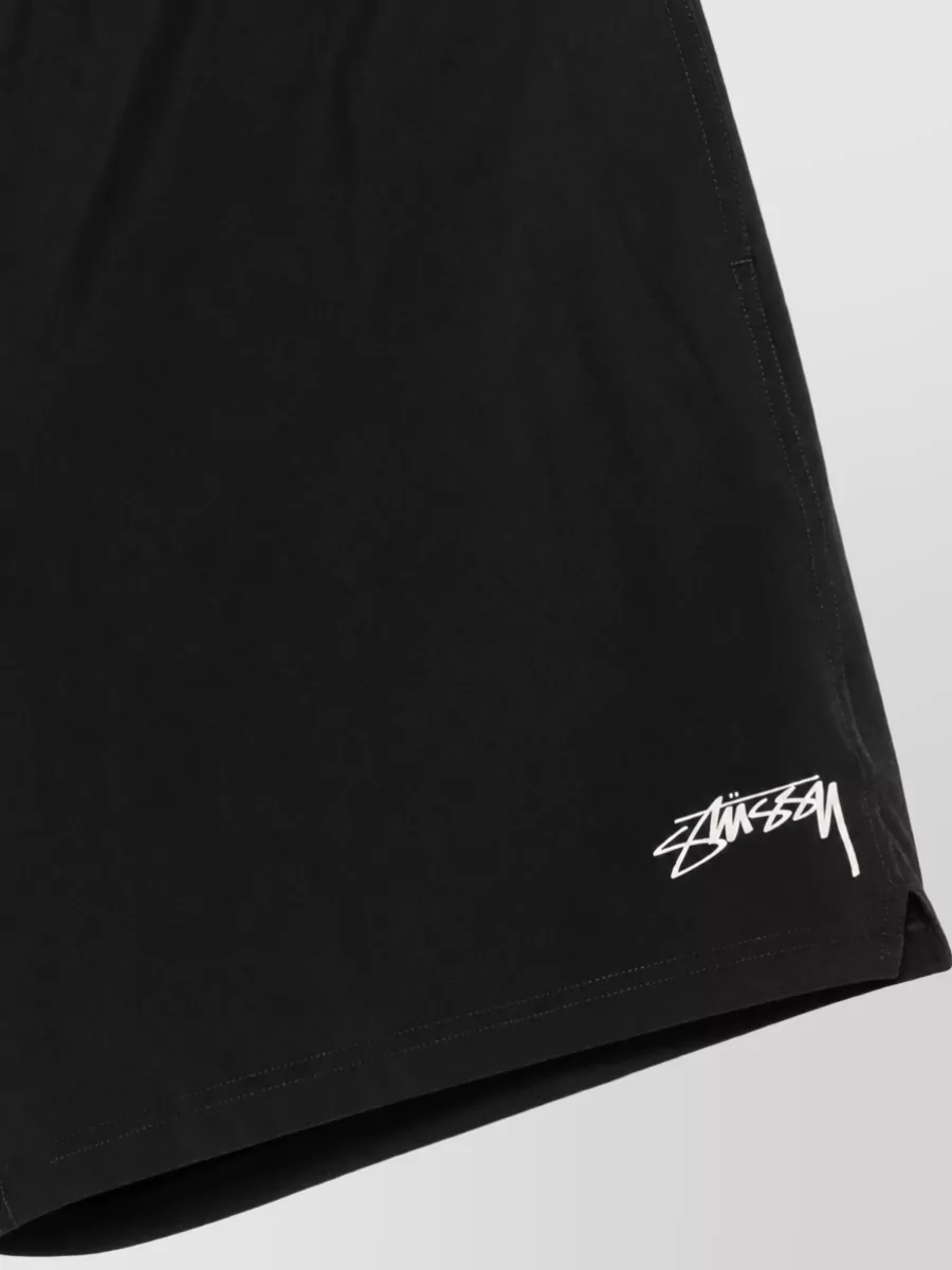 Stüssy Logo Print Swim Shorts