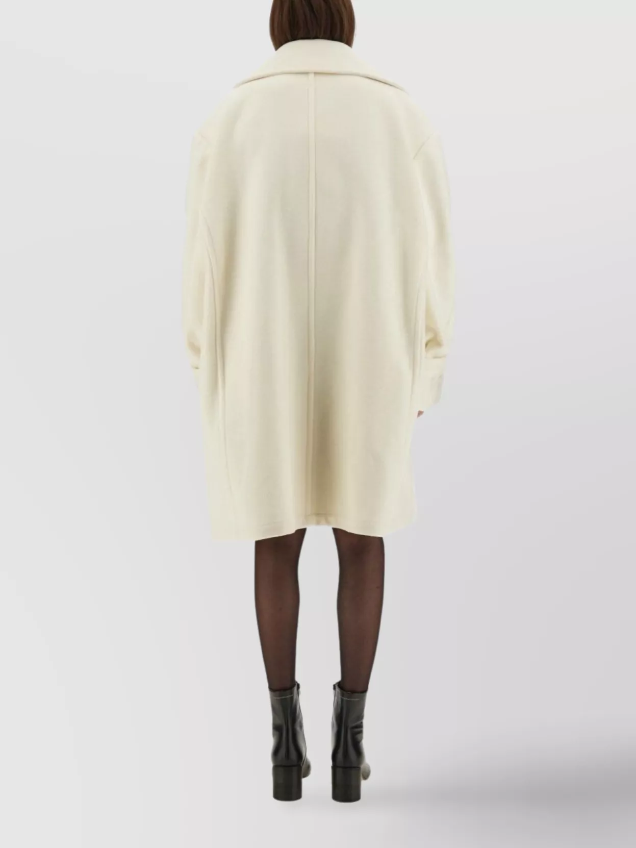 Mm6 Maison Margiela Oversized Double-Breasted Coat Large Lapels