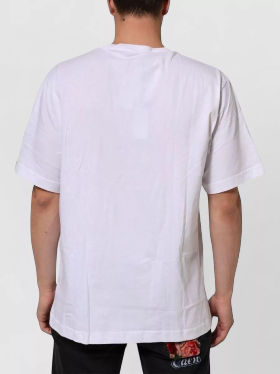 Dolce&Gabbana Graphic Print Cotton Crew Neck T-Shirt
