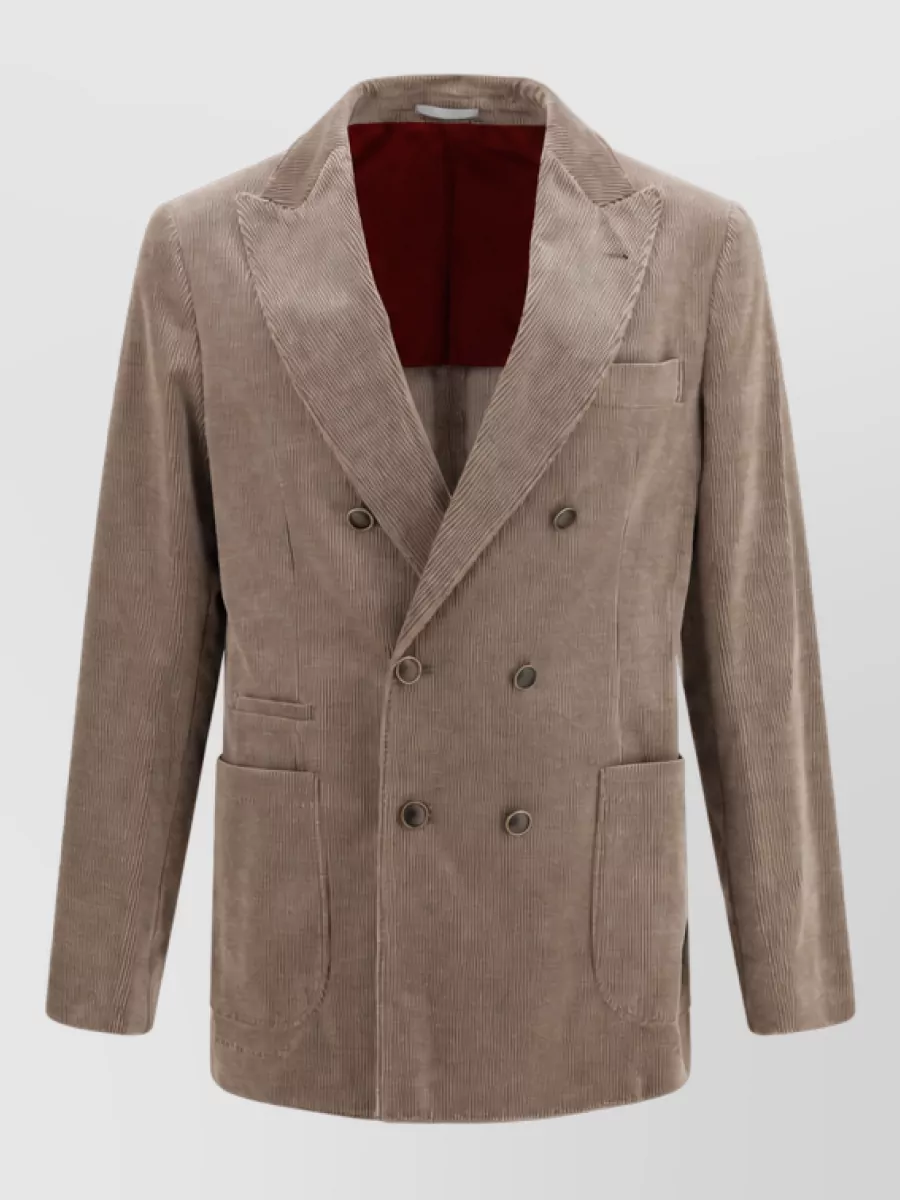 Brunello Cucinelli cotton full-length jacket