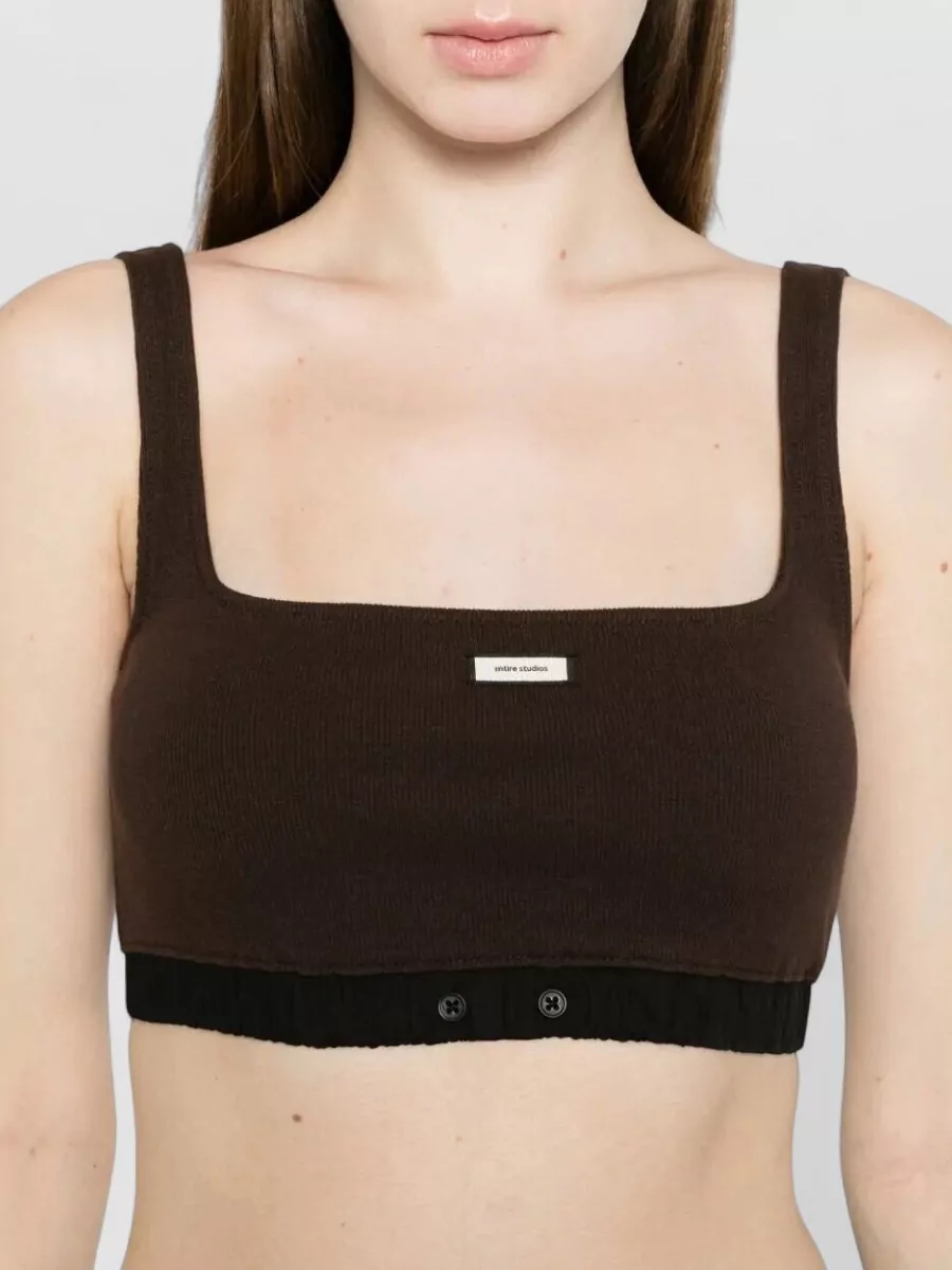 Entire Studios Cotton Lounge Bra