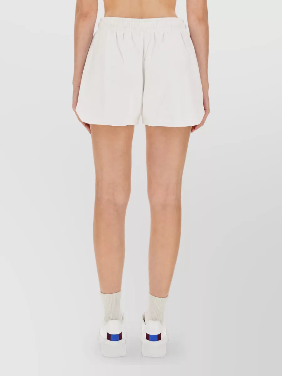 Stella Mccartney Logo-Print Knee-Length Shorts