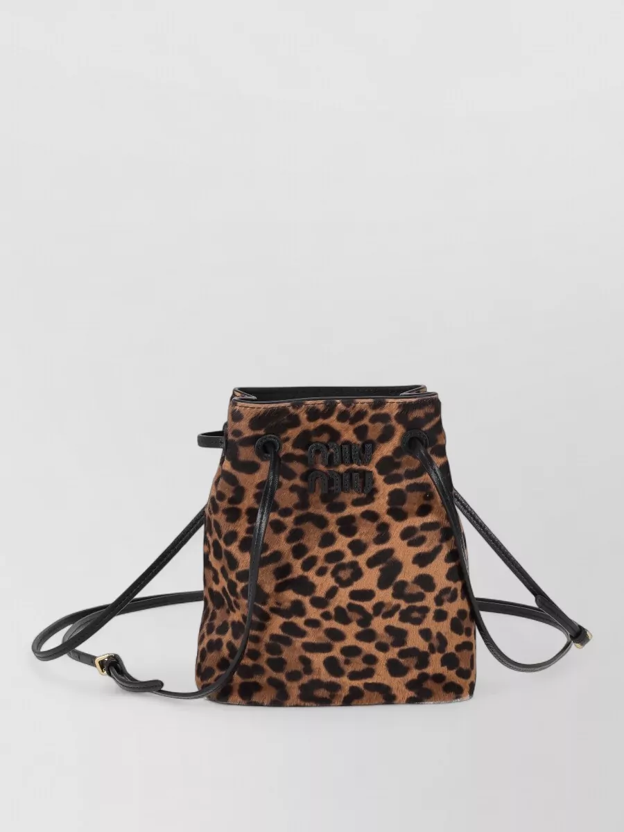Miu Miu Matelassé Calf Hair Mini Bag