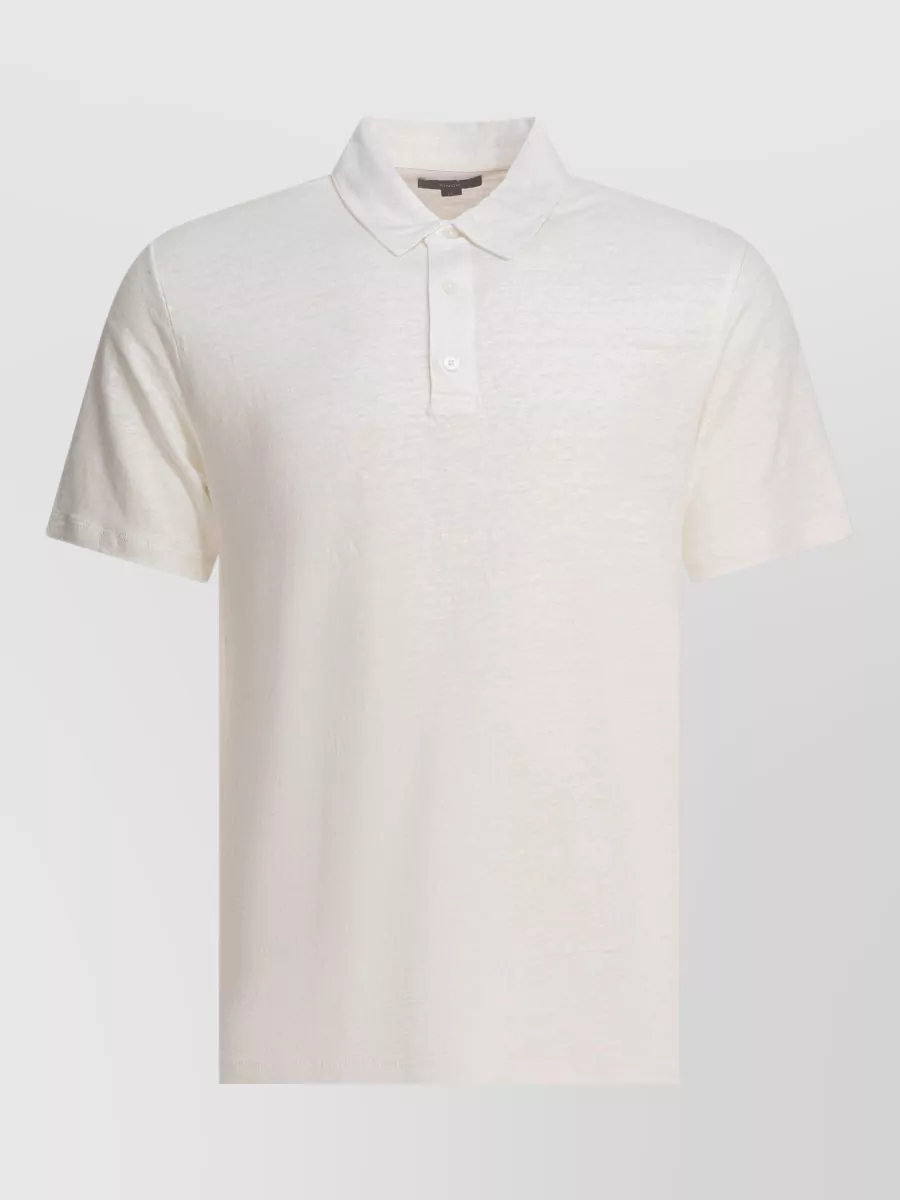 Vince Linen Polo Shirt