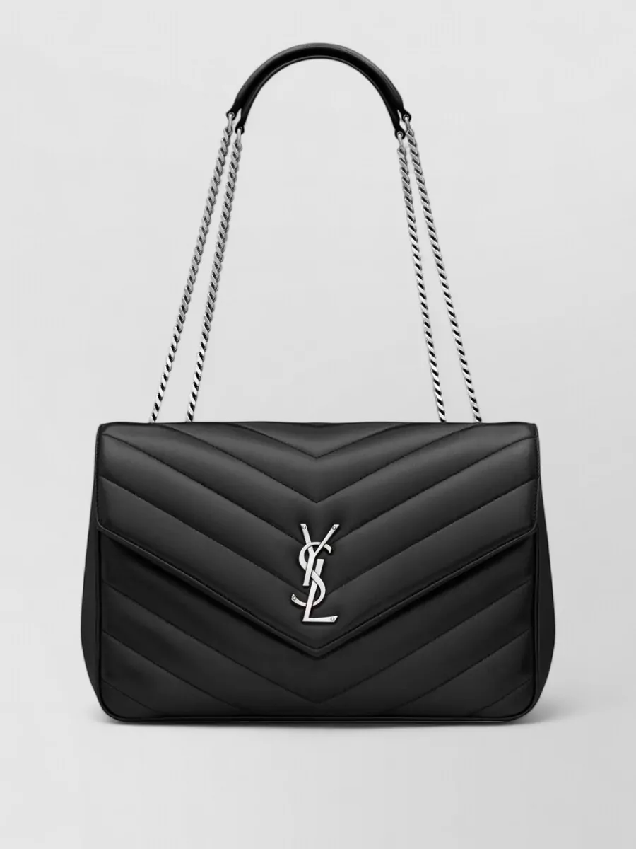 Saint Laurent Loulou large leather shoulder bag