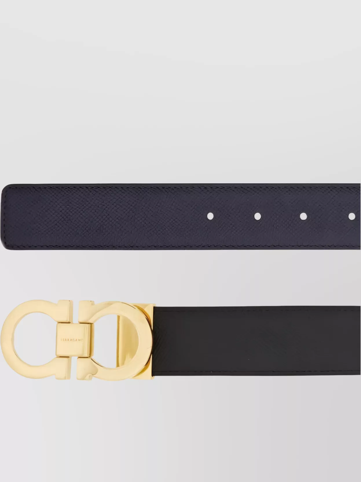 Ferragamo Reversible Leather Gancini Belt
