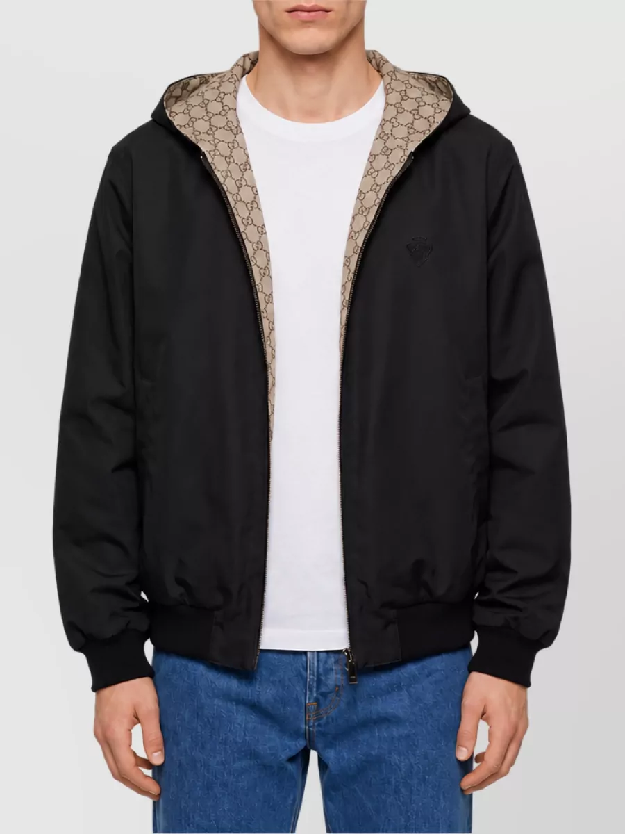 Gucci Reversible hooded jacket