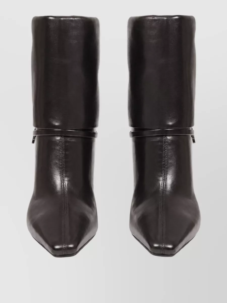Saint Laurent Leather Ankle Boots