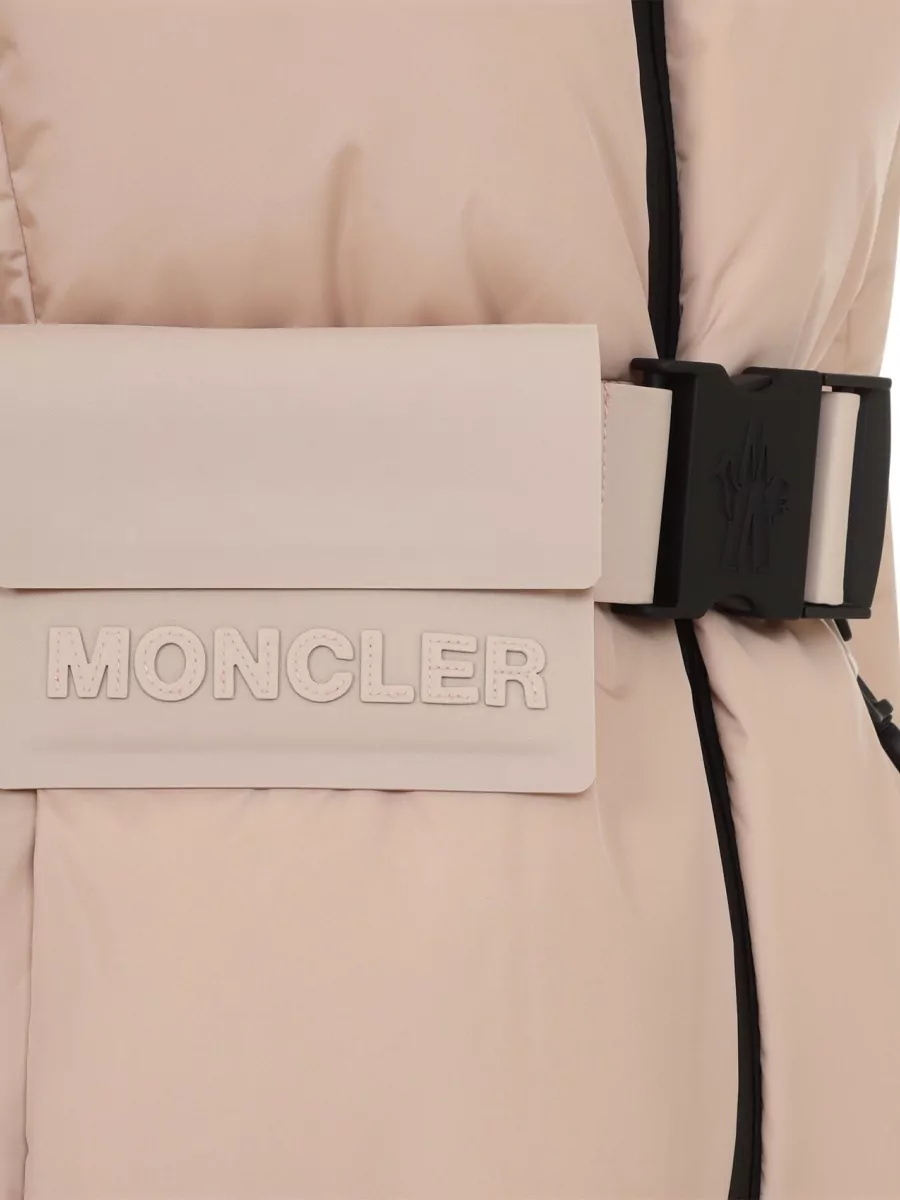 Moncler Grenoble Quilted Down Belted Puffer Jacket