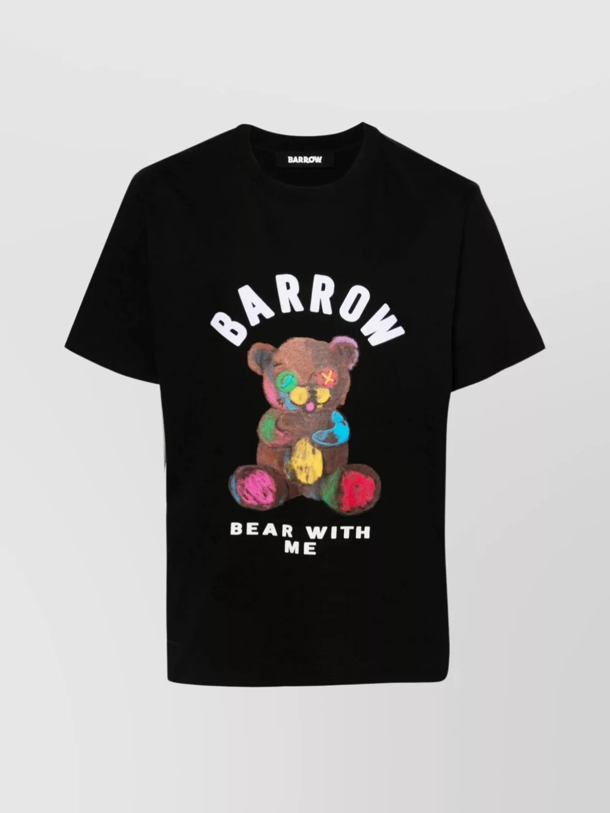 Shop Barrow Graphic Bear Print Crew Neck T-shirt