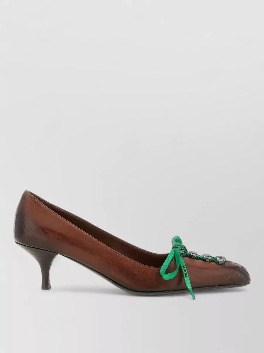 Prada leather pumps