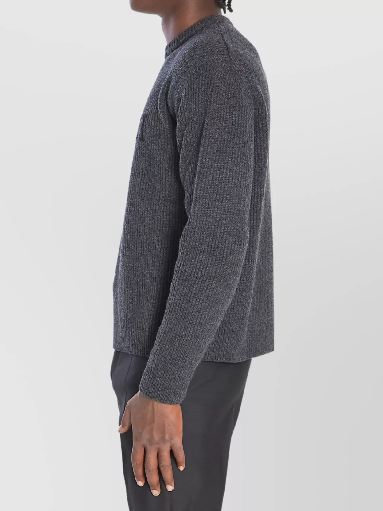 Gucci Cashmere Wool Ribbed Knit Pullover