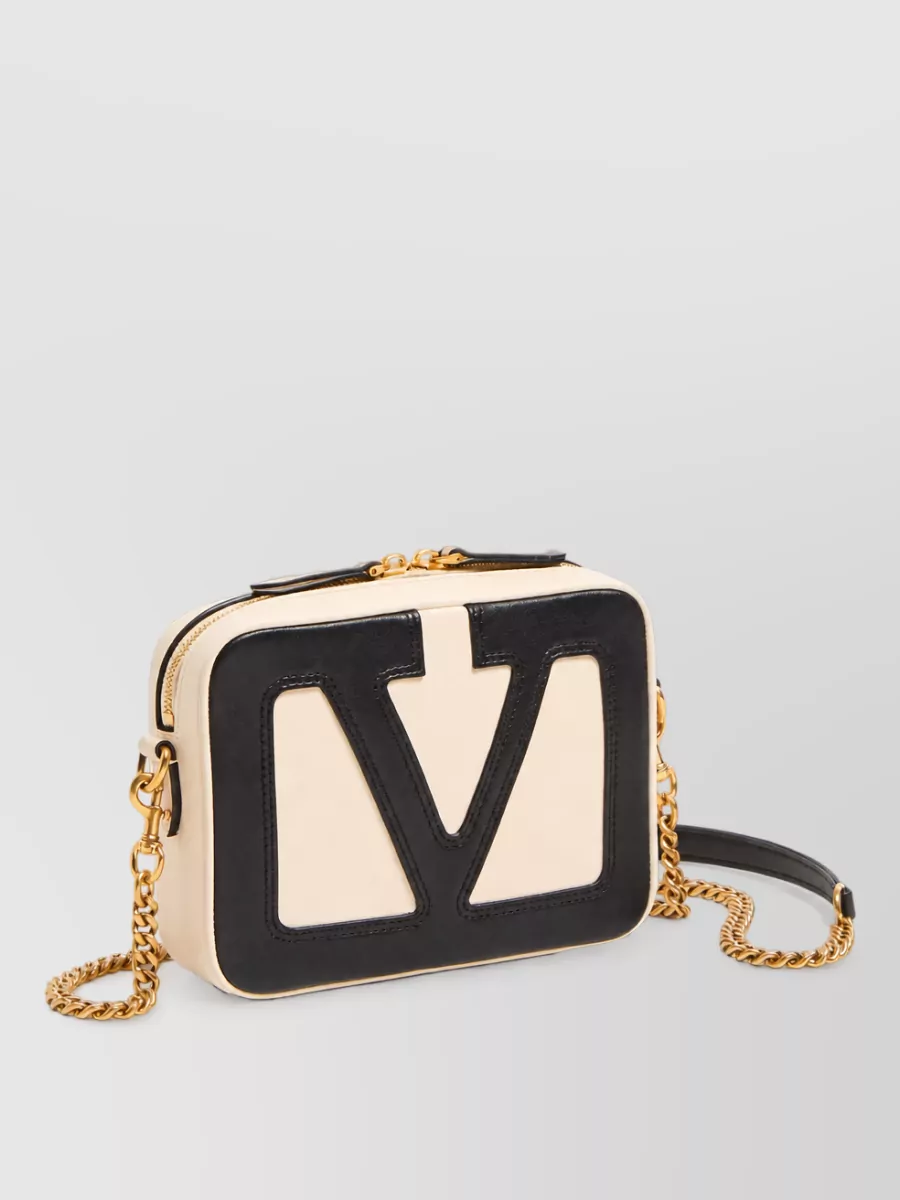 Valentino Garavani Viva Superstar Leather Clutch Bag