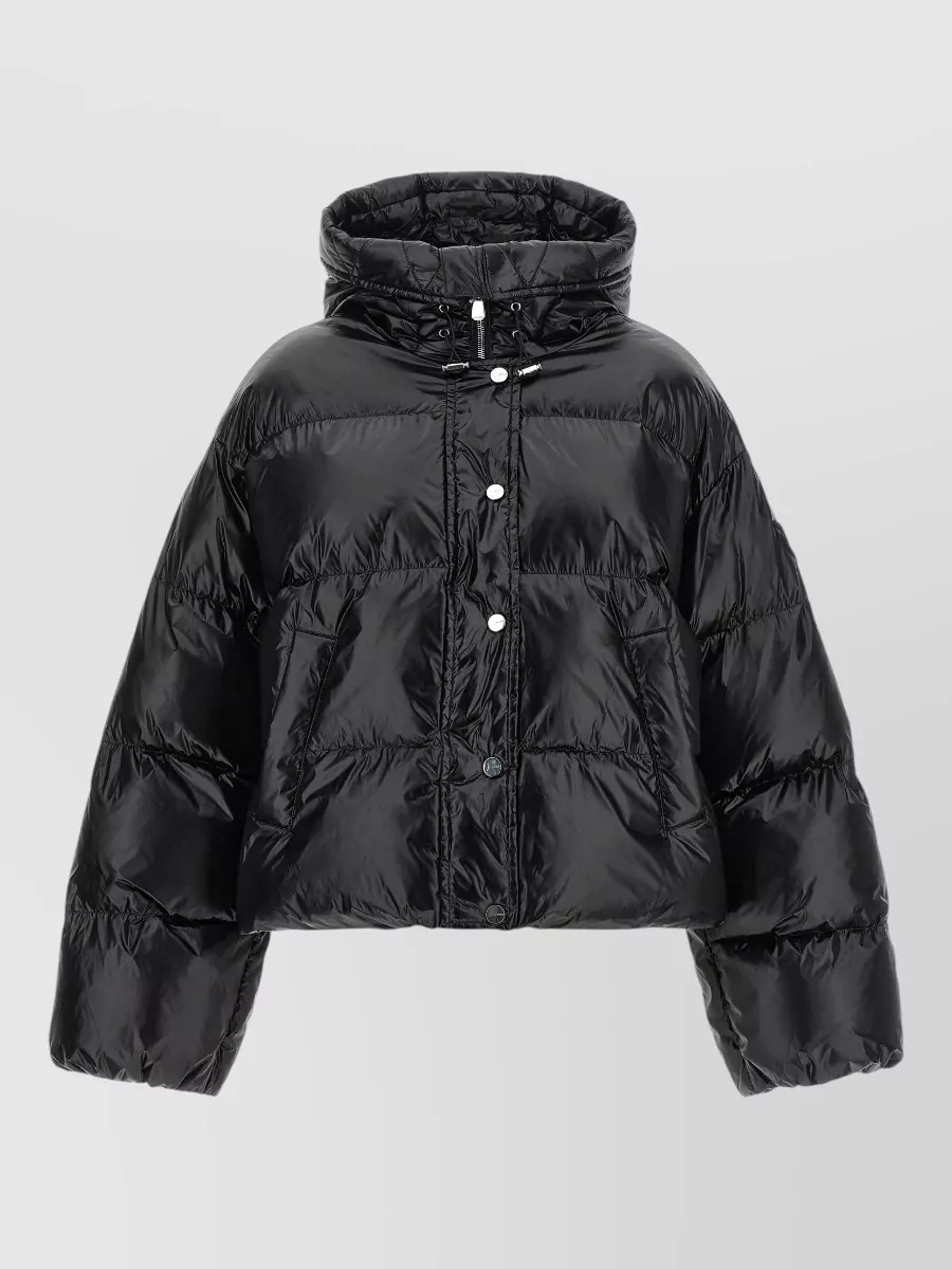 Pinko Down quilted hooded cape