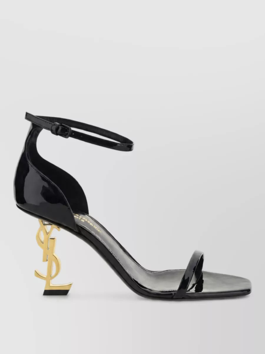 Saint Laurent Leather Stiletto Heel Sandals