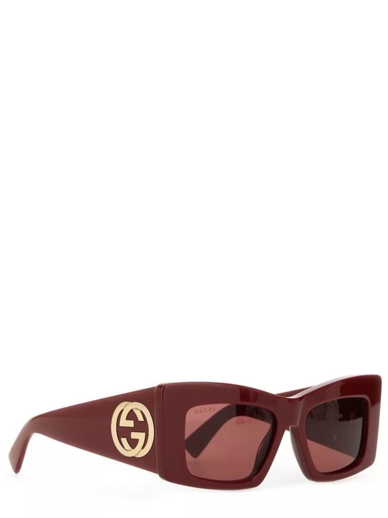 Gucci Stylish Square Frame Sunglasses With Colored Lenses In Brown