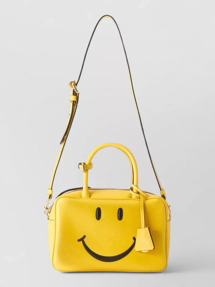 Moschino calf leather mini shoulder bag