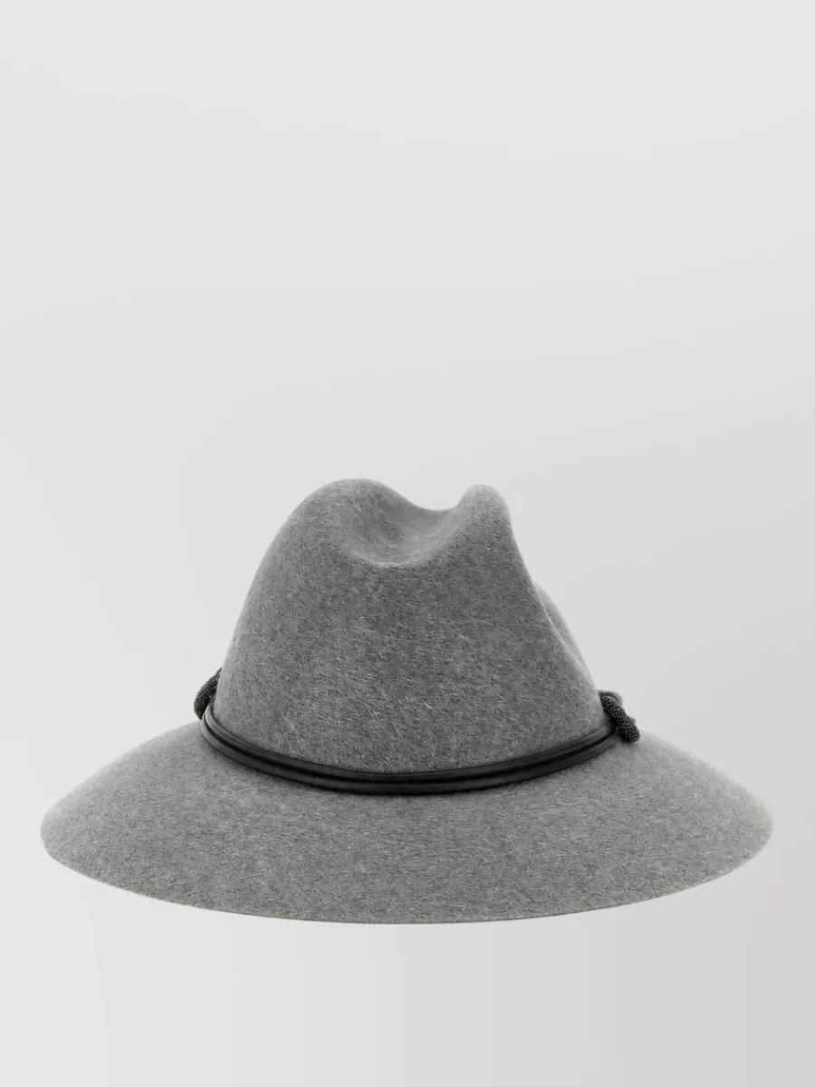 Brunello Cucinelli Wool Felt Fedora Hat