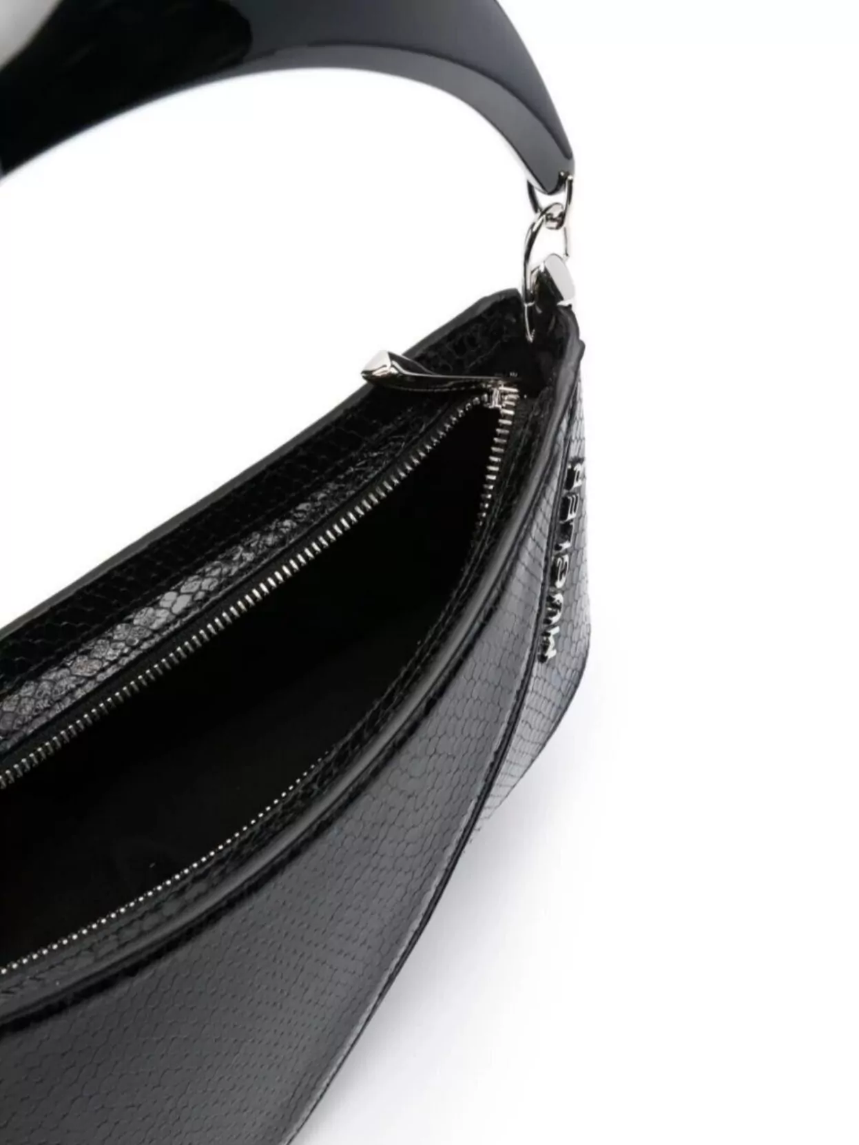 Mugler Curved Handle Structured Shape Textured Surface