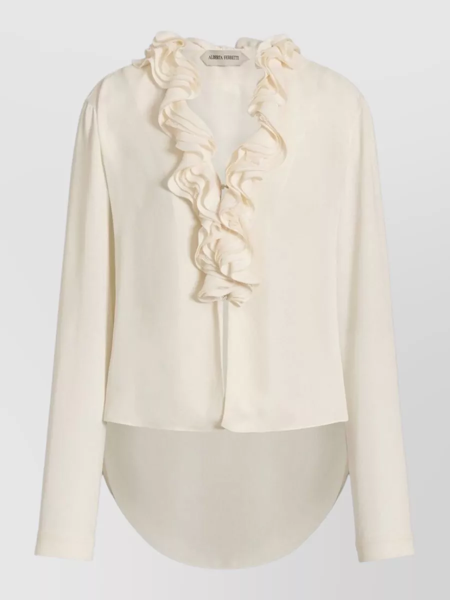 Alberta Ferretti georgette blouse
