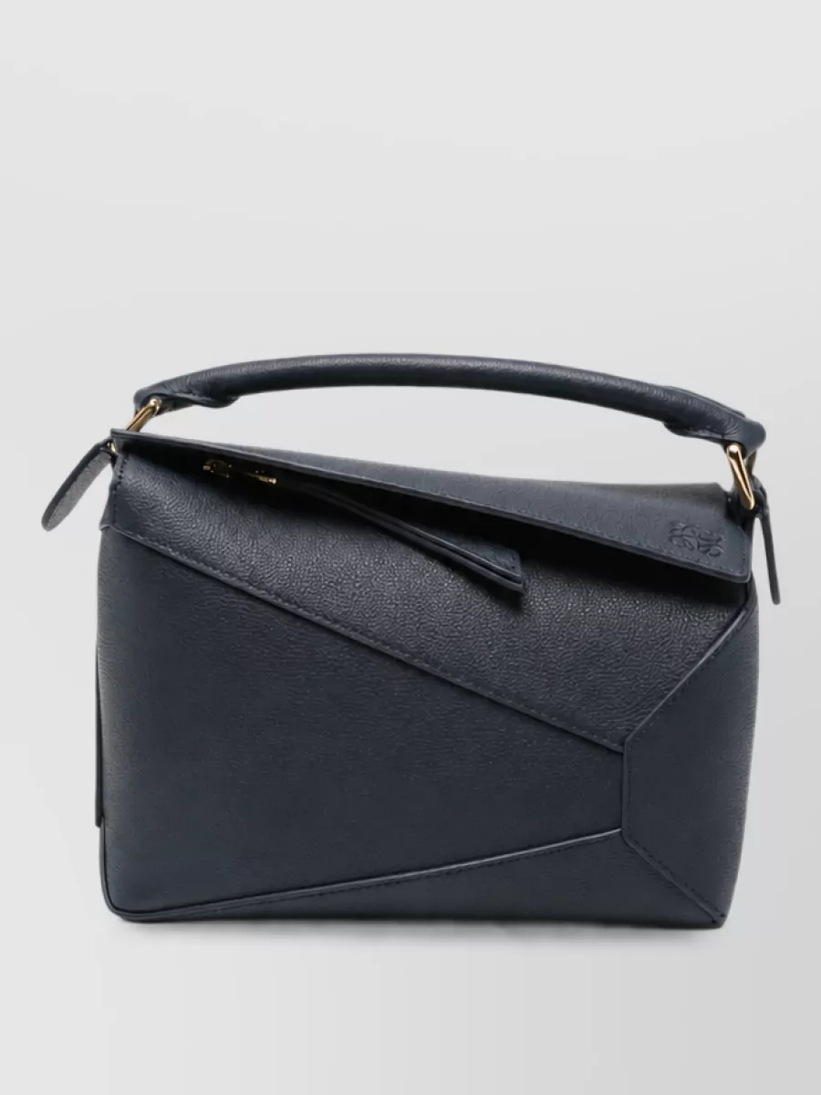 Loewe leather small puzzle edge clutch bag