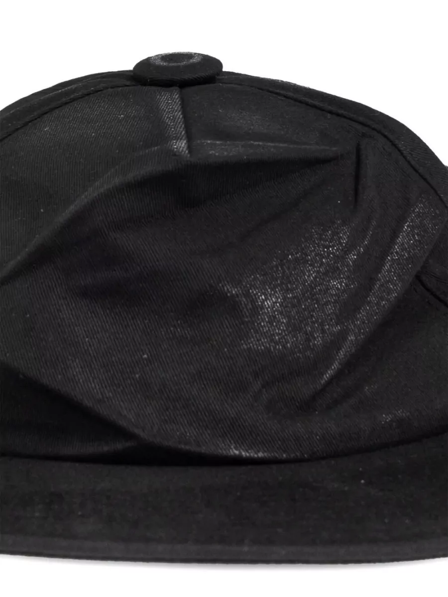 Maison Margiela Baseball Cap Curved Brim Stitch Detail Button