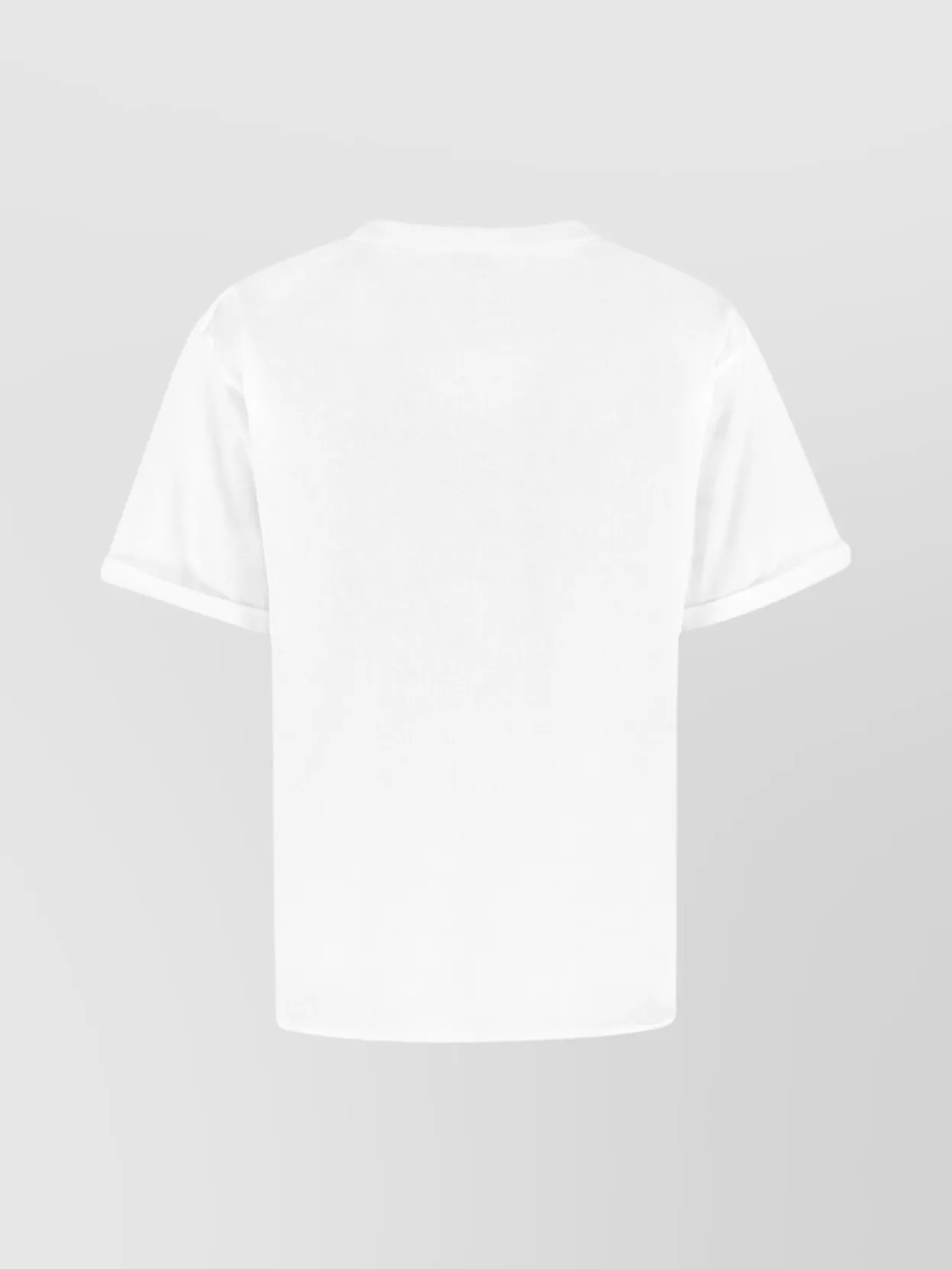 Saint Laurent Rolled Cuffs Crew-Neck T-Shirt