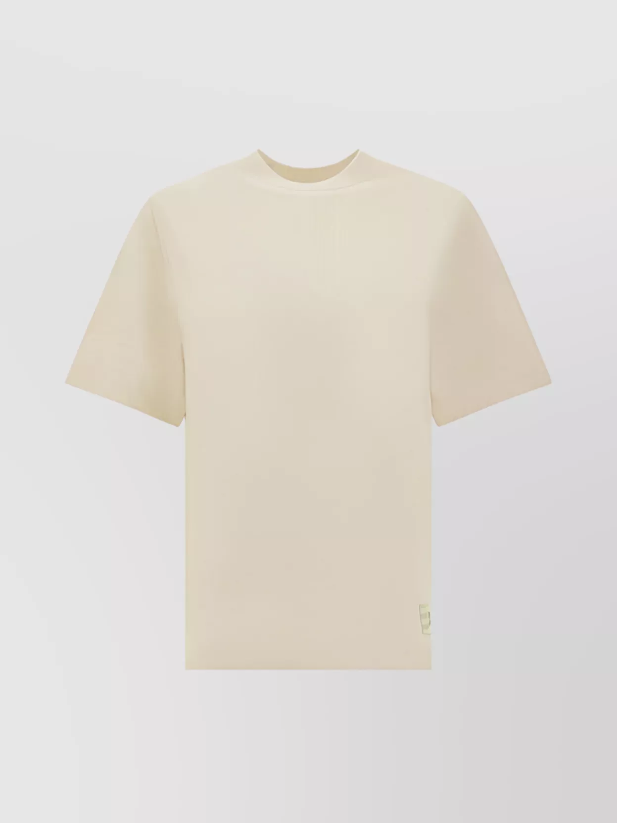 Burberry Cotton Crew Neck T-shirt In Gray