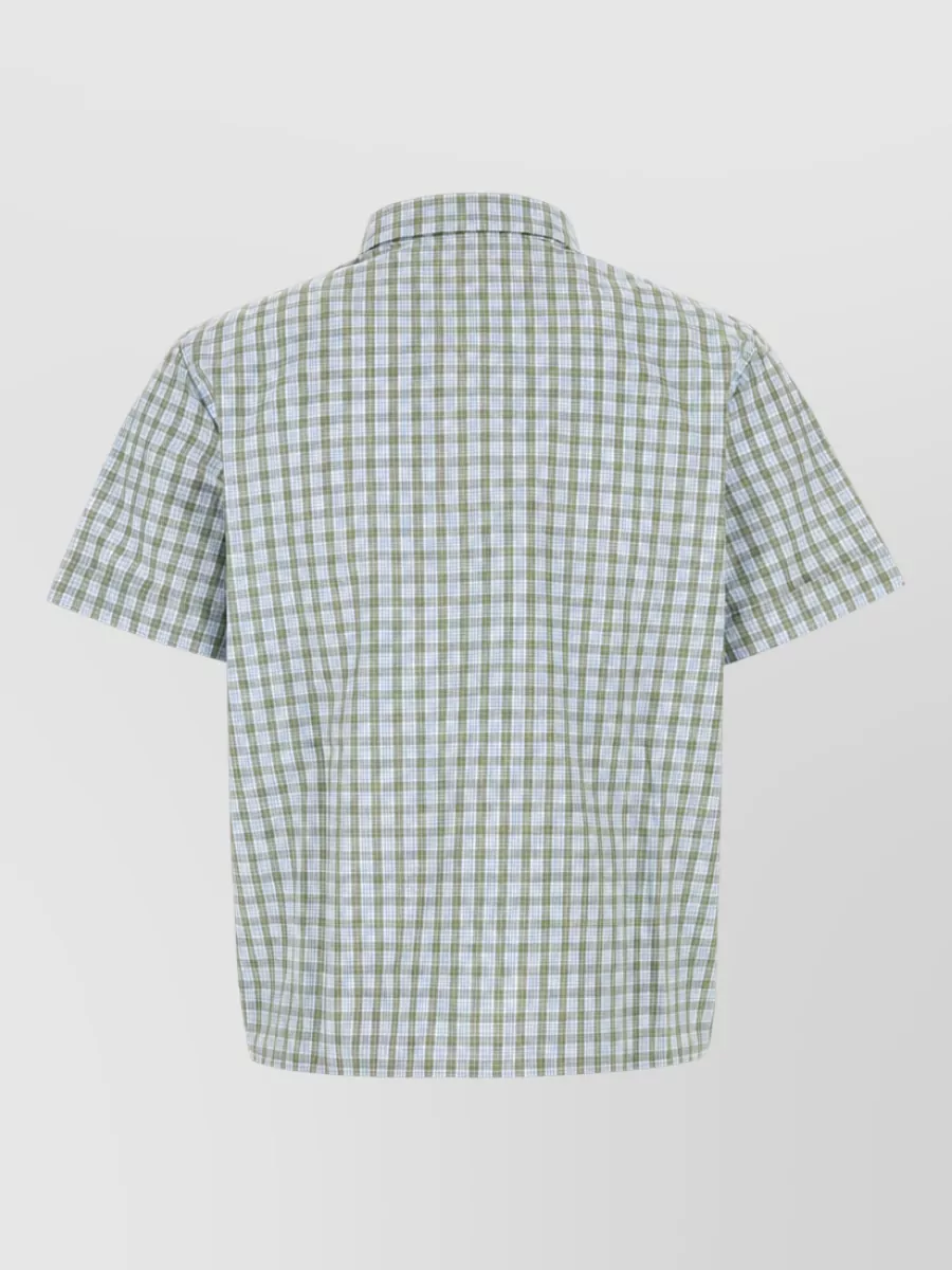 Miu Miu Embroidered Poplin Shirt