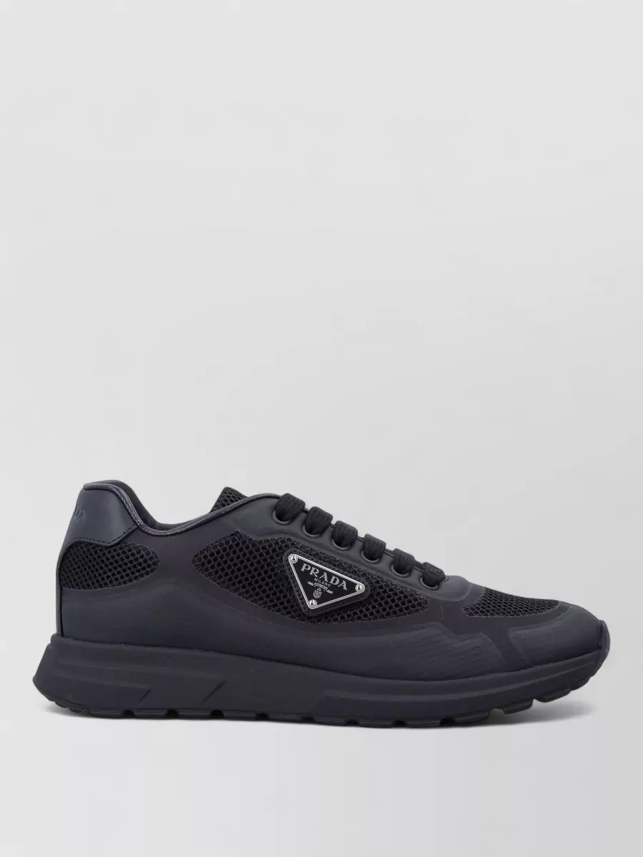 Prada Prax 2.0 Renylon Mesh Logo Sneakers