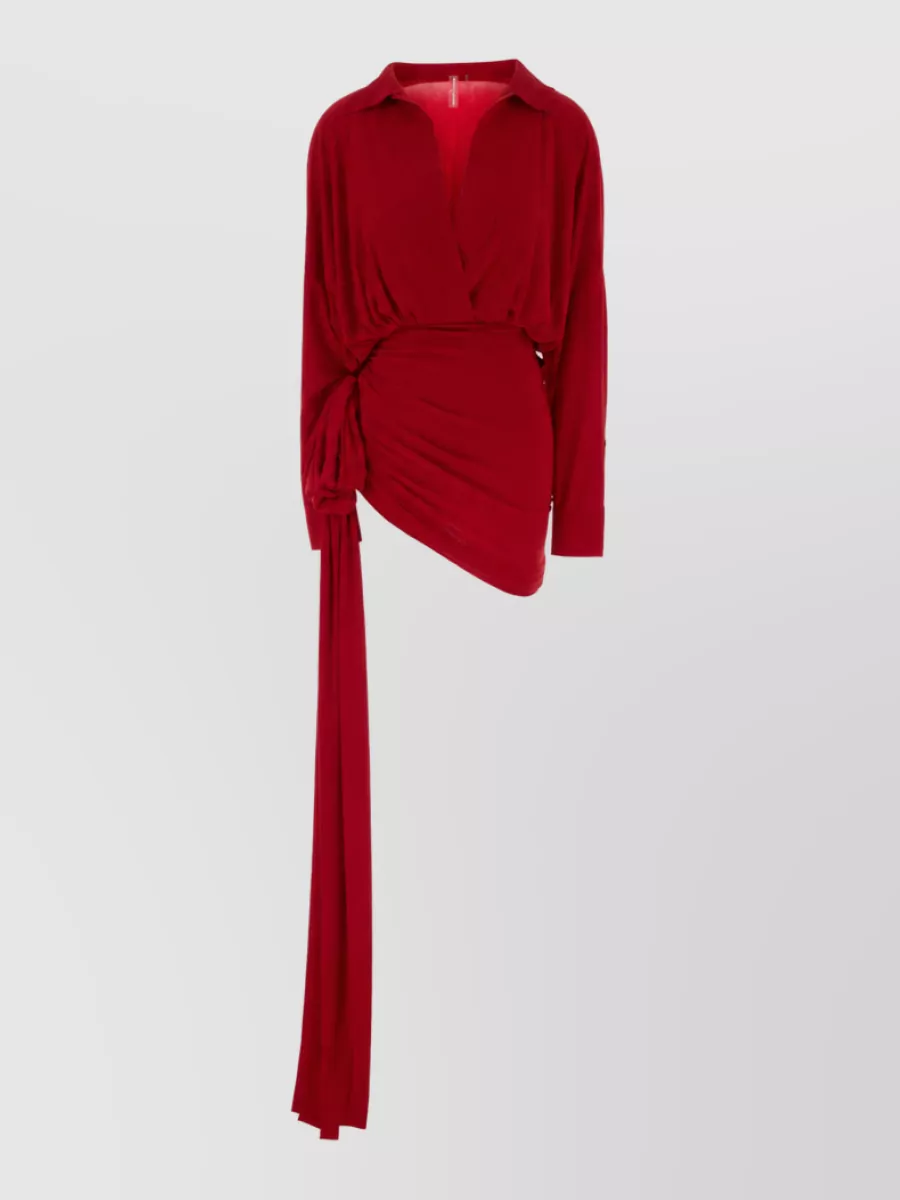 Norma Kamali long-sleeve mini dress
