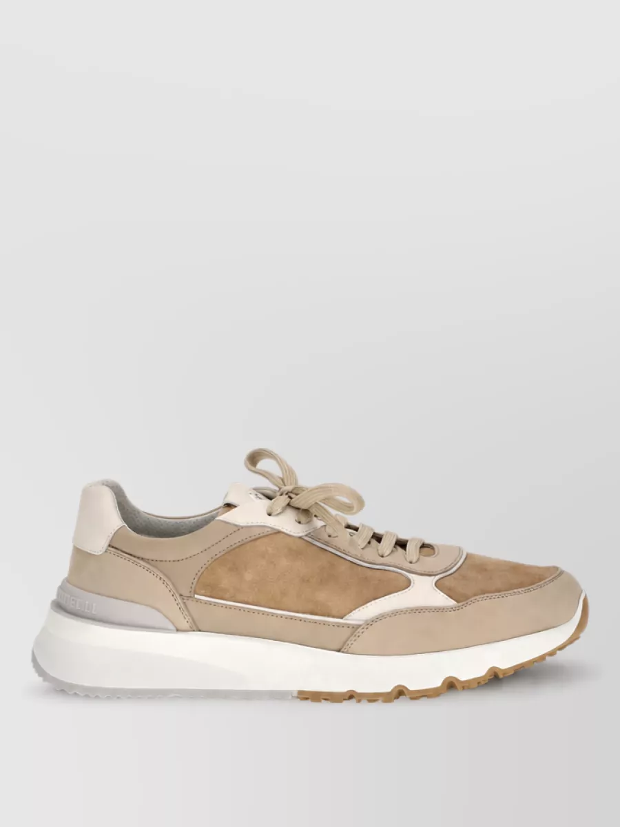 Brunello Cucinelli Leather Low-Top Sneakers