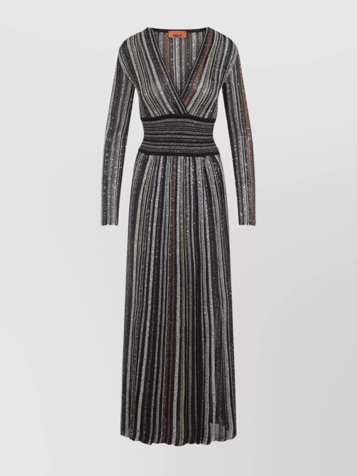 Missoni Long Dress With Sequin Embellishment In Multi