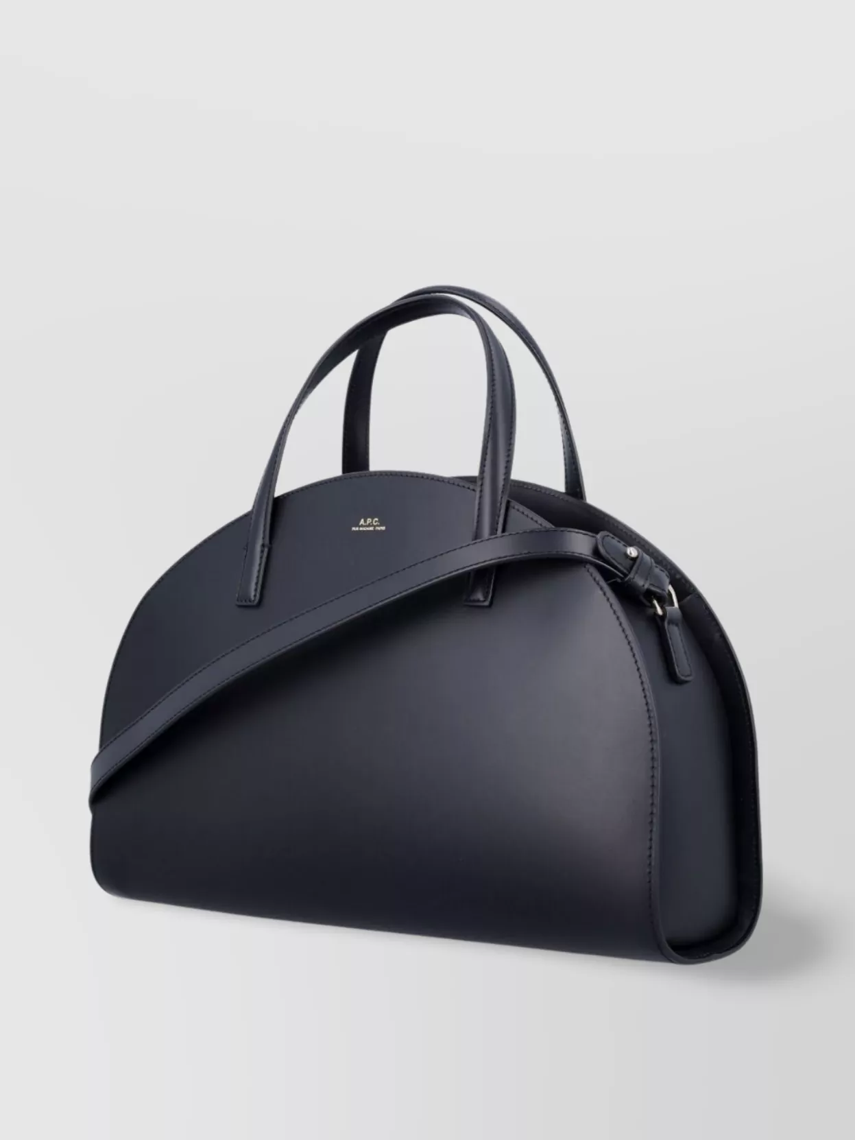 Apc Handbag With Structured Shape And Top Handles