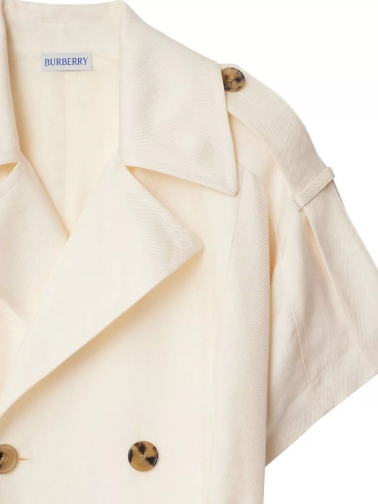 Burberry Trench Dress Viscose Belted Double-breasted Epaulettes